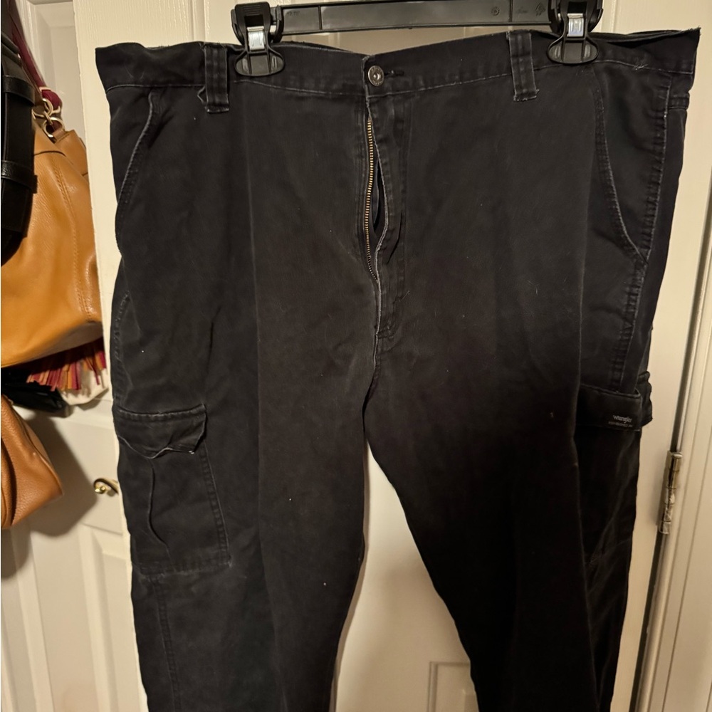 Men's Black Wrangler Pants